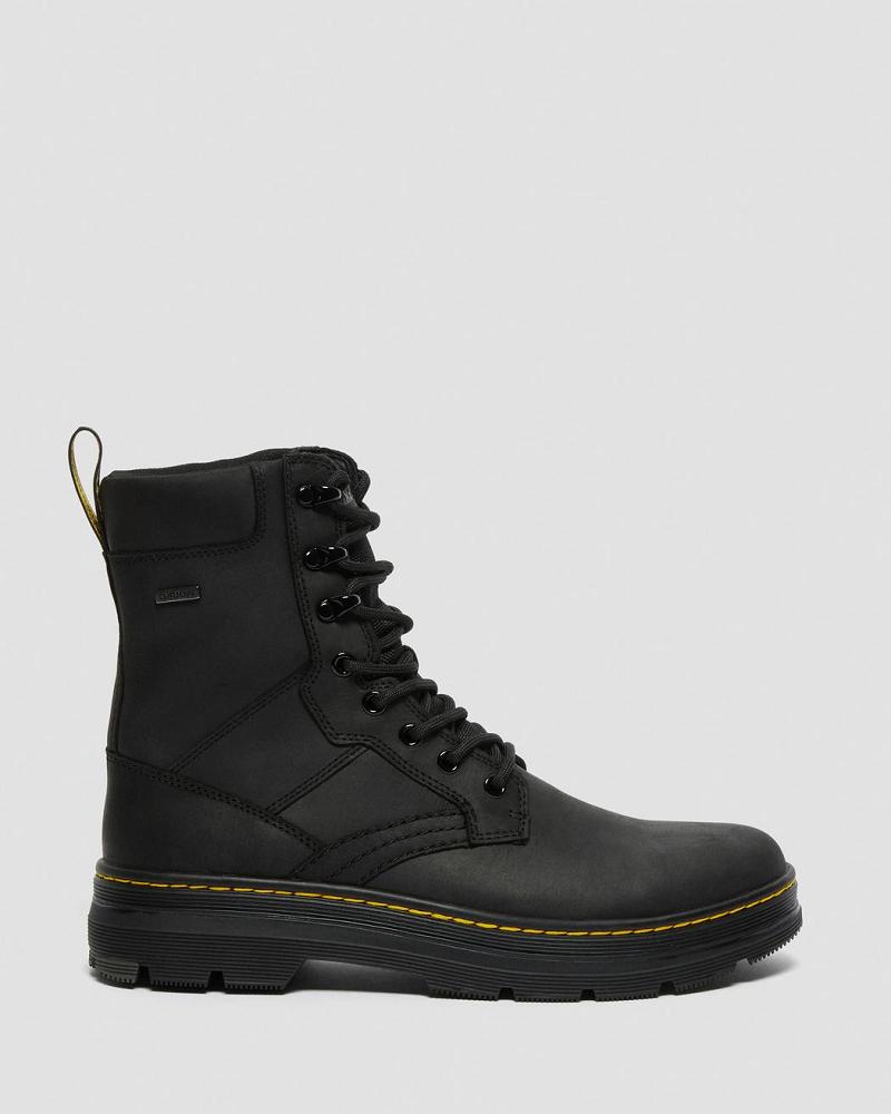 Dr Martens Iowa Vandtætte Poly Fritidsstøvler Herre Sort | DK 466GSO